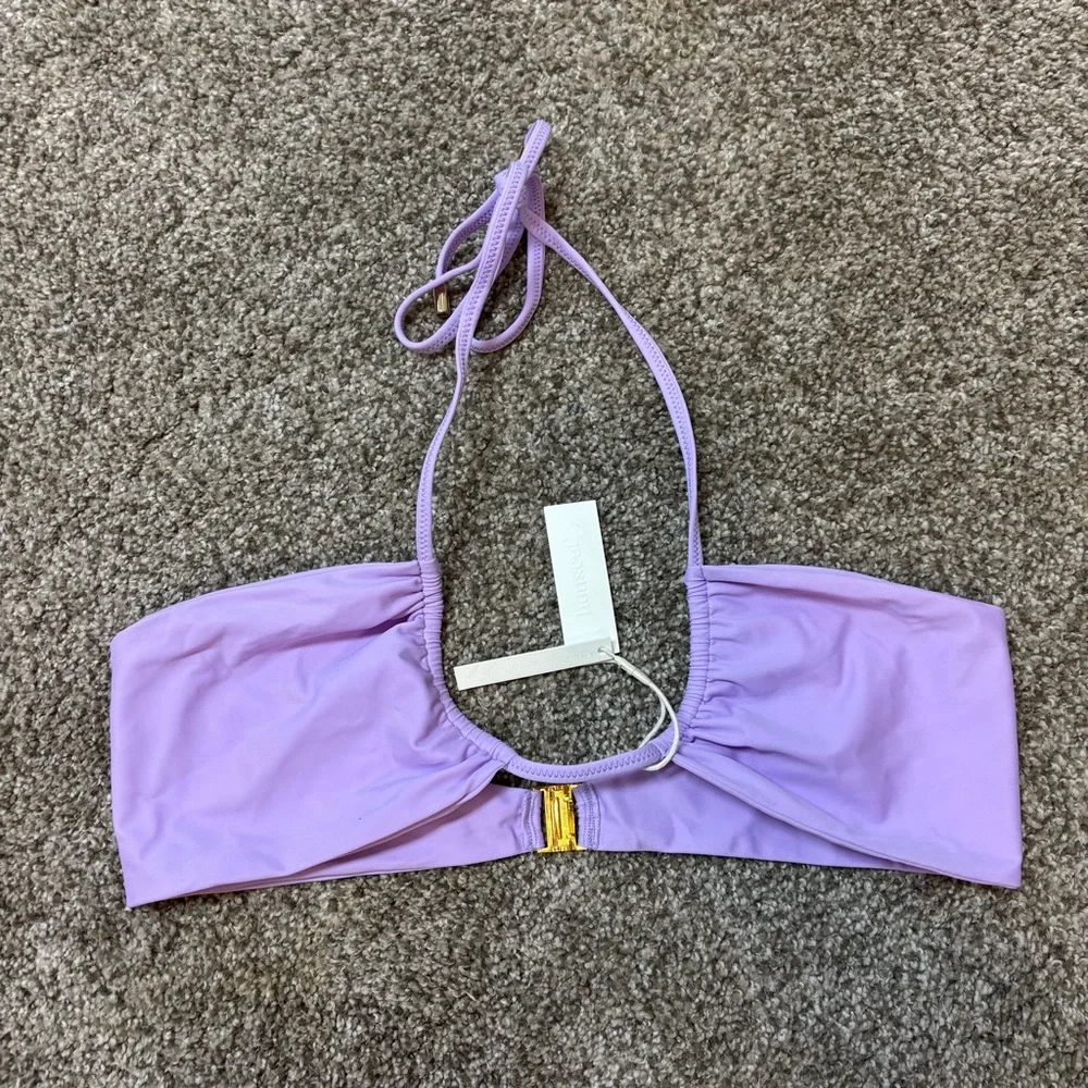 House of ZZ Palmer Multiway Bikini Top - Aura Lavender Purple NWT XL - Picture 4 of 7